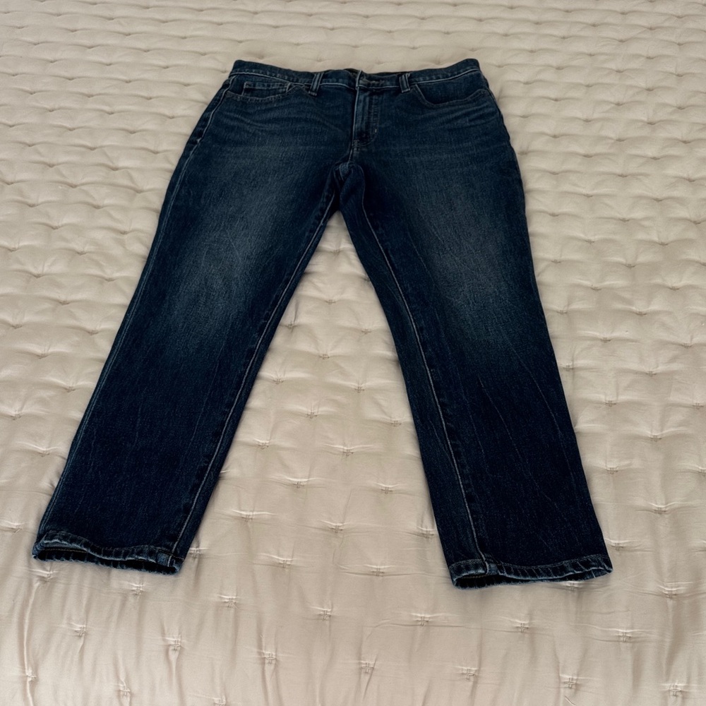 Banana Republic Dark Blue High-Rise Slim Jeans Women’s size 30 Dark Wash Denim